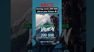 INOXTAG VENDS 200 000 PLACES DE CINEMA POUR KAIZEN  #shorts #inoxtag #everest #kaizen #tiktok