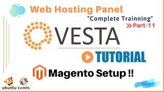 VestaCP Tutorial | Part-11 | VestaCP Magento Installation