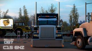 NEW CAT C15 - 6NZ  You’ve got to hear this !  | 4k | American Truck Simulator | Realistic Driving