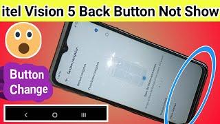itel vision 5 Back button not show // Back button Change