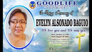 In Loving Memory of Evelyn Alsonado Baguio Burial video