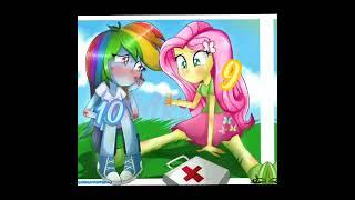 Rainbow dash and fluttershy edit丨Moral of the story |#mlpeg