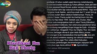 Klarifikasi Ibu Haji Thoriq "Thoriq Udah Haji 2 Bulan Bercanda" , Video Lama Ibu Thoriq Terungkap