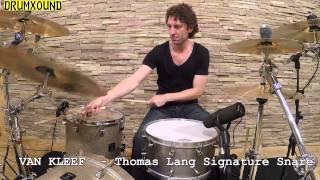 VK drums -Van Kleef - THOMAS LANG Signature 14 x 7 Snare Drum part 1