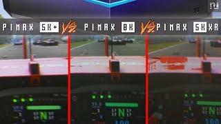 THROUGH THE LENSES - PIMAX 5K XR vs Pimax 5K+ vs Pimax 8K Comparison