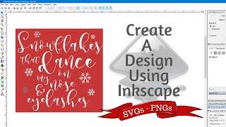 How to Create SVG/PNGs in Inkscape / Inkscape Tutorial