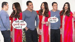 OMG! First Time Aishwarya Rai and Salman Khan Meet in Diwali Party of Manish Malhotra Home