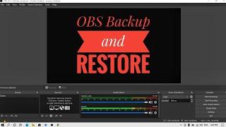 Learn How to backup and restore your OBS settings and scenes | Easy OBS studio Tutorial