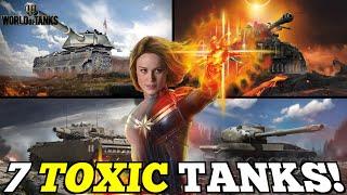 7 Most TOXIC TANKS in World of Tanks Console