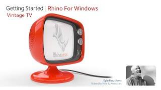 Getting started Rhino 8 for Windows- Vintage  TV full build