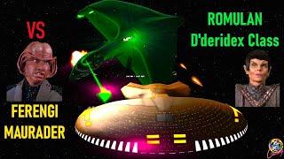 Viewer Request - Ferengi Marauder VS Romulan D'deridex - Both Ways - Star Trek Starship Battles