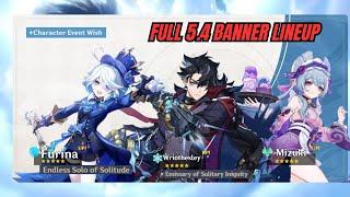 HUGE UPDATE! CONFIRMED 5.4 BANNER LINEUP & LEAKED 4-STARS! - Genshin Impact