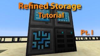 Refined Storage - Aufbau eines Systems - Part 1 Minecraft 1.16.2 Tutorial [GER]