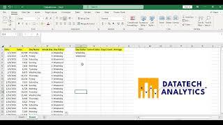 Use daily sales dates to draw insights and make decisions using Excel. #dataanalysis #exceldate