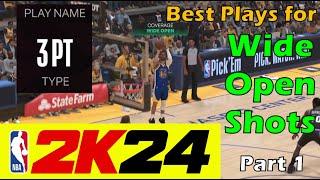 How to Get Wide Open Shots in NBA 2K24 | 3PT Playbook Part 1