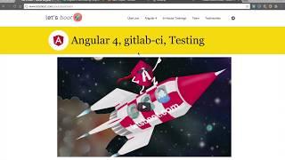 Angular 4, gitlab-ci - Test Driven Development with Continuous Integration