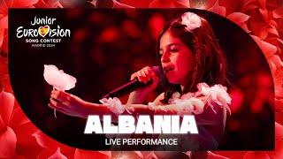 Nikol Çabeli - Vallëzoj (LIVE) | Albania  | Junior Eurovision 2024 | #JESC2024