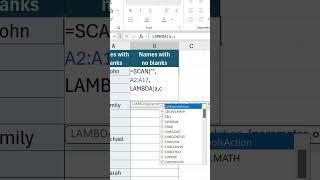 Fill blanks with the value from above in Excel