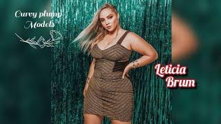 Leticia Brum  Brazilian Model plus size & Instagram Star, Brand Ambassador, Facts & Bio