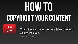 How to copyright your video and music for Facebook and Youtube