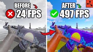 RUST: BEST SETTINGS TO BOOST FPS AND FIX FPS DROPS / STUTTER | Low-End PC 2023️