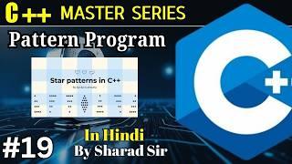 #19 Pattern Program in C++ with Example | C ++ Tutorial for Beginners | Code Tpoint