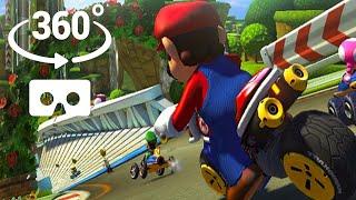 VR 360 VIDEO Super Mario Kart Wii Fun