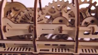 Механический 3D пазл Перрон для Поезда от Ugears