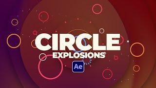 Create Circle Burst Accent Motion Graphics in After Effects | Tutorial