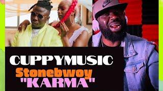 Cuppymusic - KARMA ft. Stonebwoy (official video)reaction!!