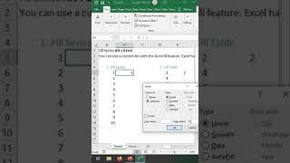 Excel Trick - Fill Series Custom list