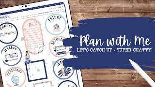 SUPER CHATTY! Catching Up with You All  | Weekly Plan with Me Using Goodnotes 6 on My iPad