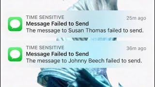 Time Sensitive Message Failed to Send error on iPhone [Fixed]