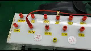 Kyoritsu KEW 3165 Insulation Tester Repair and Calibration by Dynamics Circuit (S) Pte. Ltd.