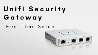 Unifi Security Gateway - First Time Setup