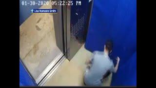 WEB EXTRA: Man Abuses Dog In Elevator