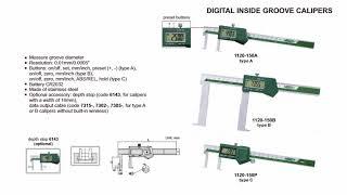 1120 Series INSIZE digital inside groove calipers