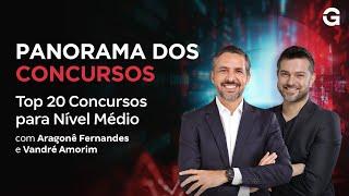 Panorama dos Concursos 2025 | Top 20 Concursos para Nível Médio