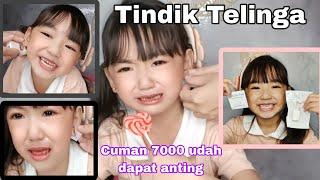 Drama Emma Nangis Tindik Telinga...Ketawa Nangis Lalu Ketawa Gemesnya