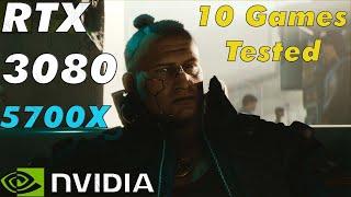 RTX 3080 + 5700X | 10 Games Tested At 1440P | Ultra - Optimized Settings