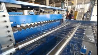 PET clear corrugated sheet extrusion line (YAOAN EXTRUDER)