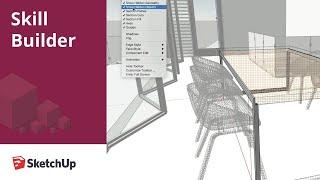 Hidden Geometry vs Objects in SketchUp Pro 2020 - Skill Builder