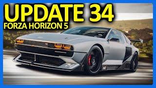 Forza Horizon 5 : 5 New Cars & Huge World Updates!! (FH5 Update 34)
