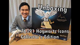 Unboxing the LEGO Harry Potter Hogwarts Icons Collector's Edition set (76391)