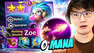 Paint The Town Blue + Nothing Wasted = Unlimited Mana Fodder Zoe Carry