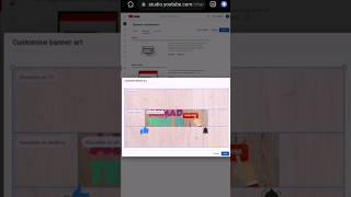 YouTube banner कैसे लगाएं 2023 | How to add channel banner on youtube | #shorts  | AHMAD TECH 1k