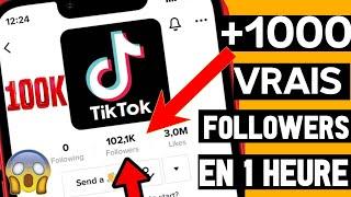 Abonnés TikToK La Méthode Secrète En 2023 +1000 Abonnés En 1 Munite | Percer Sur TikToK 2023