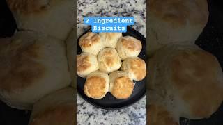 2 Ingredient Biscuits - Homemade Biscuit Recipe - Easy Light Fluffy