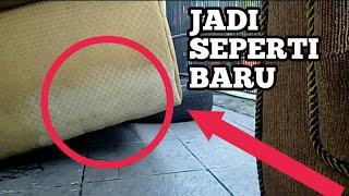 Cara menghilangkan noda sofa dengan pasta gigi | how to remove stains on the sofa using toothpaste