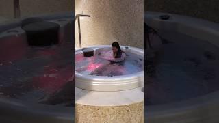 Jacuzzi style bathtubs do have some positive health, The combination of warm water weightlessness